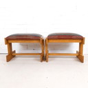 2X tabouret vintage