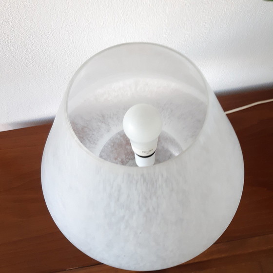 Image 1 of Lampe de table champignon en verre Space Age Design,70S