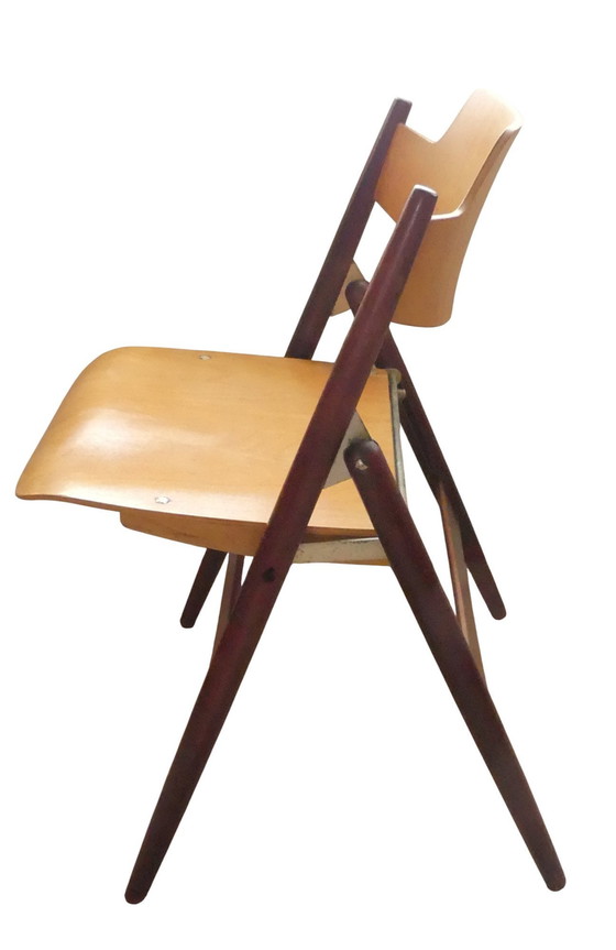 Image 1 of Egon Eiermann Chaise pliante Chaise de cinéma Se83 2-Couleurs Wilde+Spieth