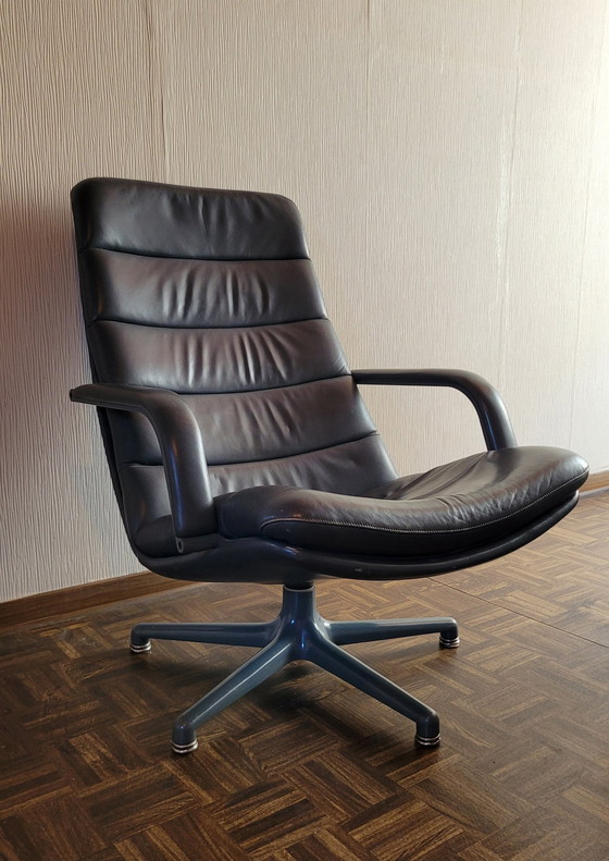 Image 1 of Artifort Fauteuil pivotant gris