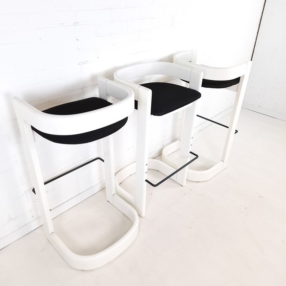 Image 1 of 3X tabourets de bar vintage