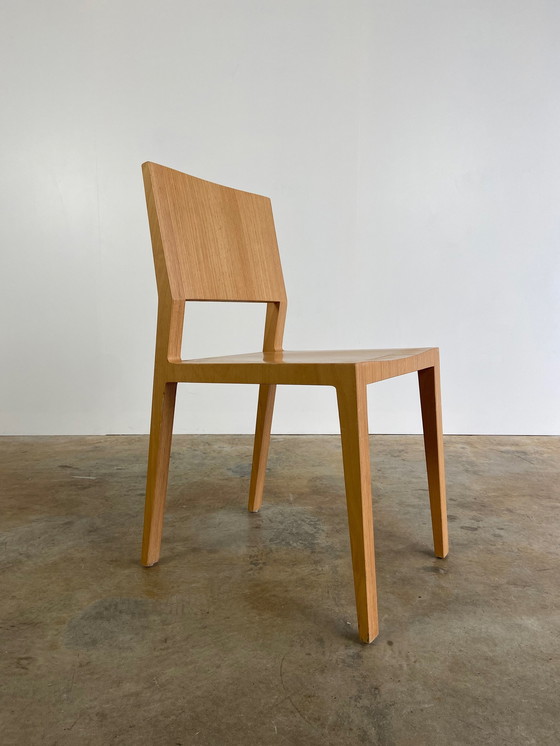 Image 1 of 6X Chaise design en bois vintage