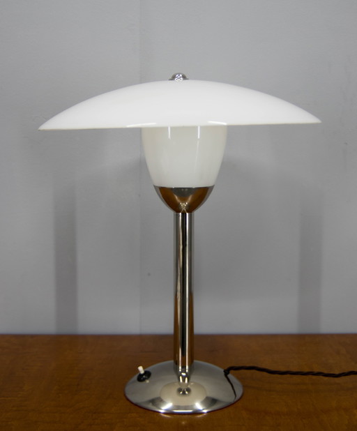 Rare lampe de table Art déco de Miloslav Prokop pour Franta Anyz, 1930S