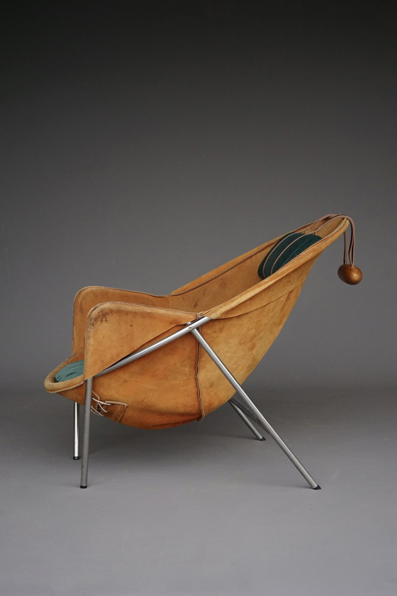 Image 1 of Chaise longue danoise Bo-360 du Mid Century par Erik Ole Jørgensen pour Bovirke, 1950S