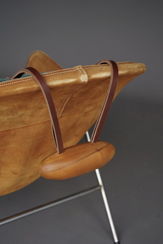 Image 1 of Chaise longue danoise Bo-360 du Mid Century par Erik Ole Jørgensen pour Bovirke, 1950S