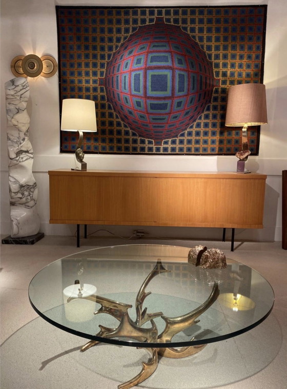 Image 1 of Tapis "Vega" Op-Art dans le style de Vasarely, 1970S