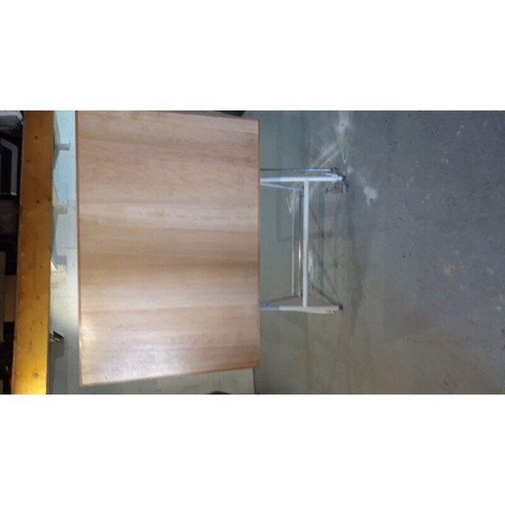 Image 1 of Table de salle à manger industrielle vintage