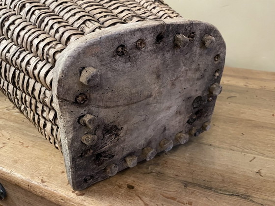 Image 1 of Panier à vendange Panier à raisin Français Vintage