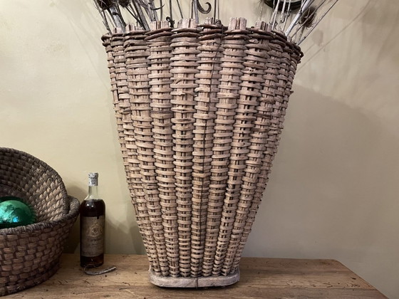 Image 1 of Panier à vendange Panier à raisin Français Vintage