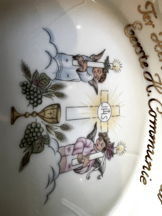 Image 1 of Assiette de première communion Mitterteich