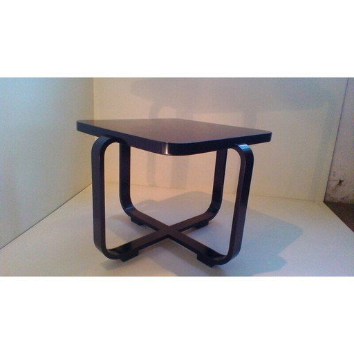 Table basse rectangulaire en bois vintage par Jindrich Halabala, 1940