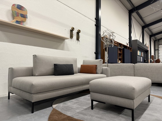 Image 1 of Design On Stock Aikon Lounge Canapé 4 places à 1 bras avec pouf