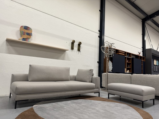 Image 1 of Design On Stock Aikon Lounge Canapé 4 places à 1 bras avec pouf