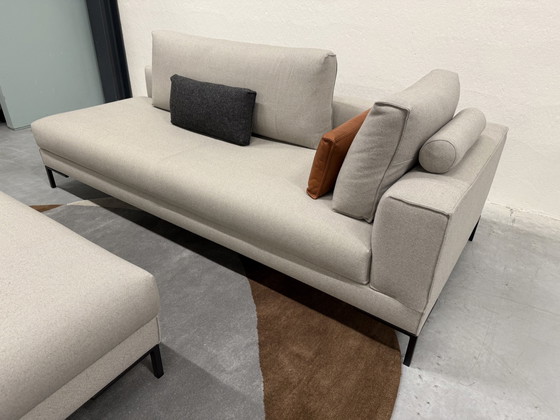 Image 1 of Design On Stock Aikon Lounge Canapé 4 places à 1 bras avec pouf