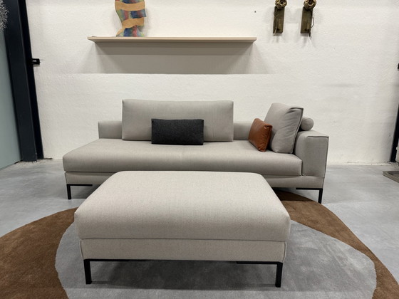 Image 1 of Design On Stock Aikon Lounge Canapé 4 places à 1 bras avec pouf