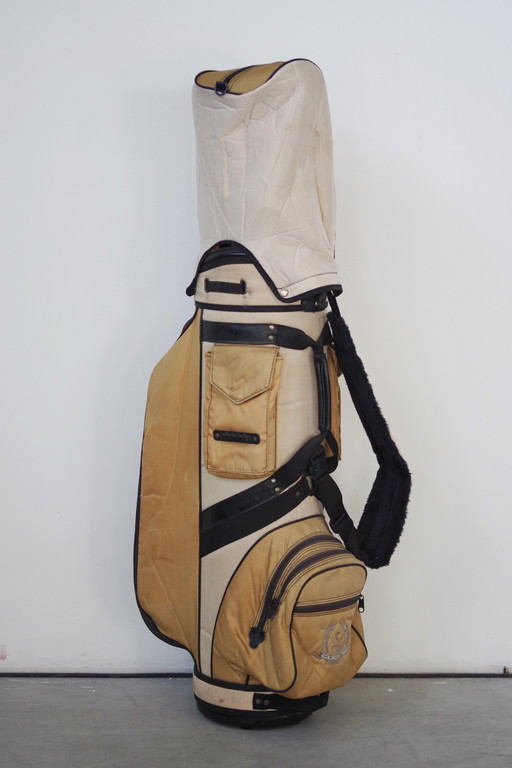 Sac de golf Cobra 1980S avec 12 clubs de marques différentes - Set de golf vintage pour collectionneurs et enthousiastes