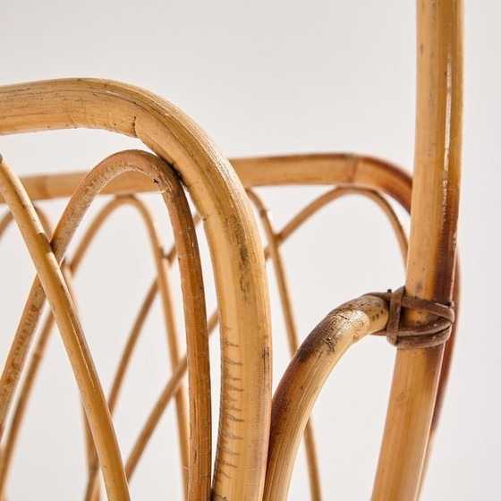 Image 1 of Porte-revues vintage en bambou
