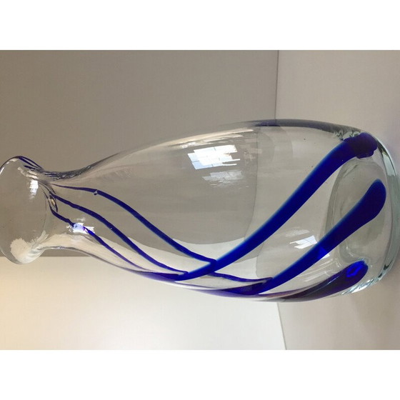 Image 1 of Vase vintage en verre épais