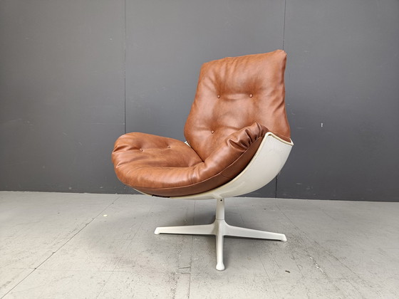 Image 1 of Fauteuil en fibre de verre du Mid Century Space Age, 1960S
