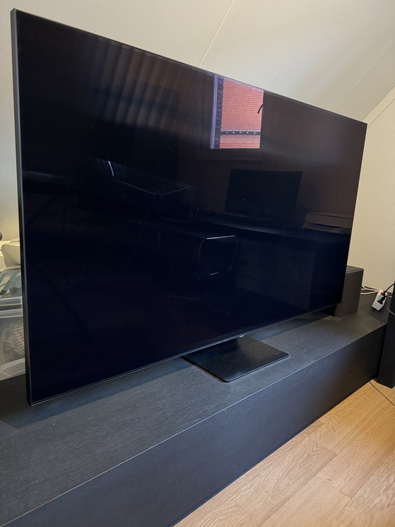 Image 1 of Meuble TV de luxe en bois noir