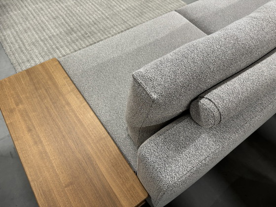 Image 1 of Rolf Benz Volo Canapé en tissu avec table en noyer