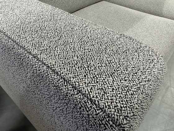 Image 1 of Rolf Benz Volo Canapé en tissu avec table en noyer