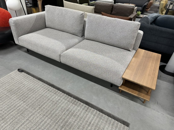 Image 1 of Rolf Benz Volo Canapé en tissu avec table en noyer