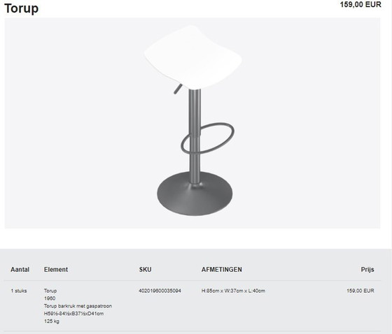 Image 1 of Tabouret de bar Torup Boconcept