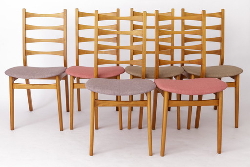 6 Chaises Vintage 1960S-1970S Allemagne