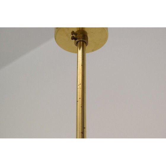 Image 1 of Lampe suspendue vintage en verre, Tchécoslovaquie 1960