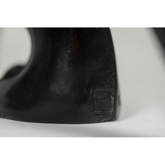 Image 1 of Sculpture en bronze vintage "Grande panthère noire" par François Pompon, 2006