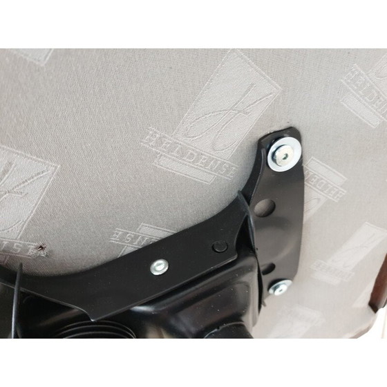 Image 1 of Chaise de bureau vintage Heldense en bois et cuir, 1990