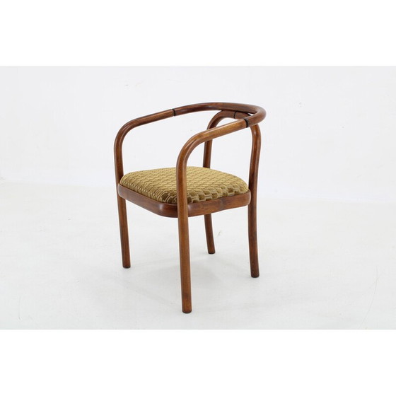 Image 1 of Chaise vintage en tissu Kirkby par Antonin Suman pour Ton, Tchécoslovaquie 1970