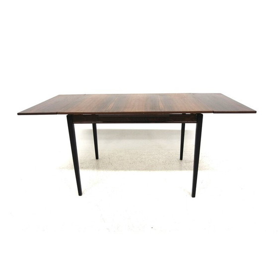 Image 1 of Table de salle à manger extensible "portfolio" en bois de rose, Suède 1960