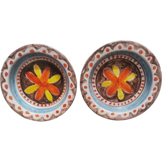 Image 1 of Paire d'assiettes en céramique vintage de Giovanni De Simone