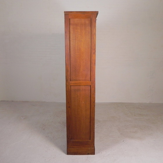 Image 1 of Armoire à volets roulants en chêne avec 3 volets, hauteur 180 cm