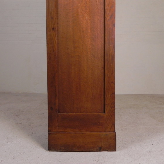 Image 1 of Armoire à volets roulants en chêne avec 3 volets, hauteur 180 cm