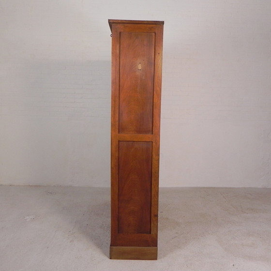 Image 1 of Armoire à volets roulants en chêne avec 3 volets, hauteur 180 cm