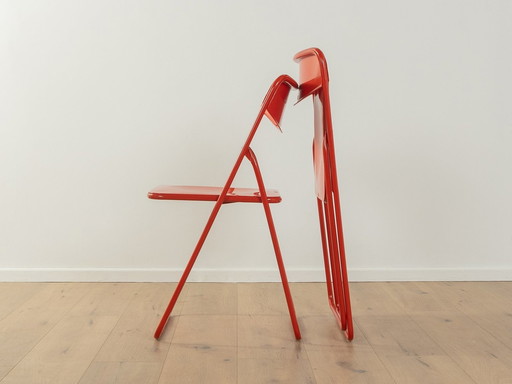 2X Chaises pliantes Ted par Niels Gammelgaard pour Ikea