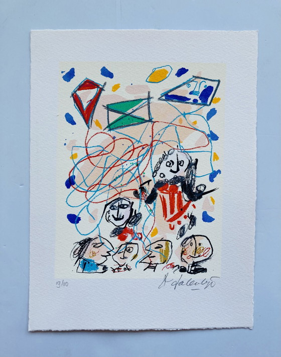 Image 1 of Kees Salentijn - Cerf-volant sérigraphié