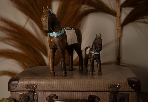 Ensemble de chevaux Marwari (objet de collection)