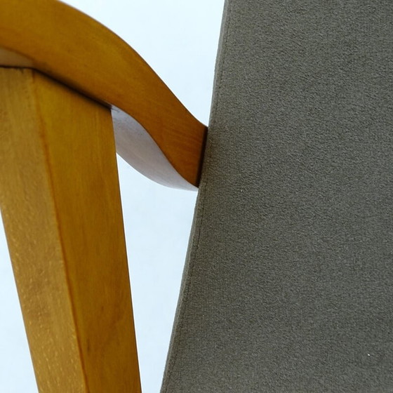 Image 1 of Fauteuil vintage par Mieczysław Puchała pour Bystrzyckie Zakłady Mebli - 1950s