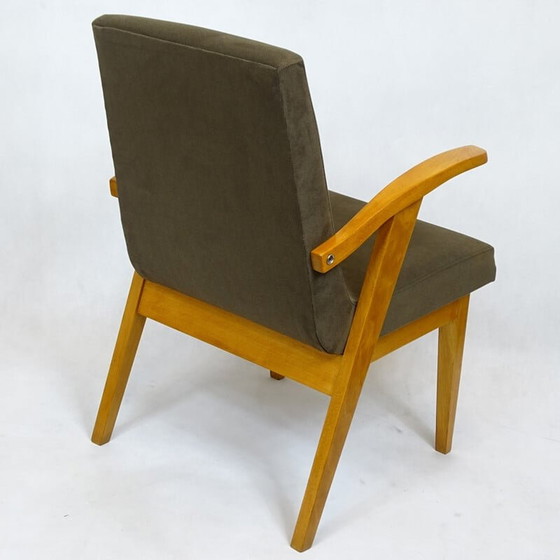 Image 1 of Fauteuil vintage par Mieczysław Puchała pour Bystrzyckie Zakłady Mebli - 1950s