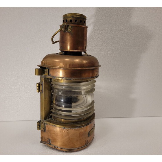 Image 1 of Lanterne vintage en cuivre par Ouvrard et Villars, France