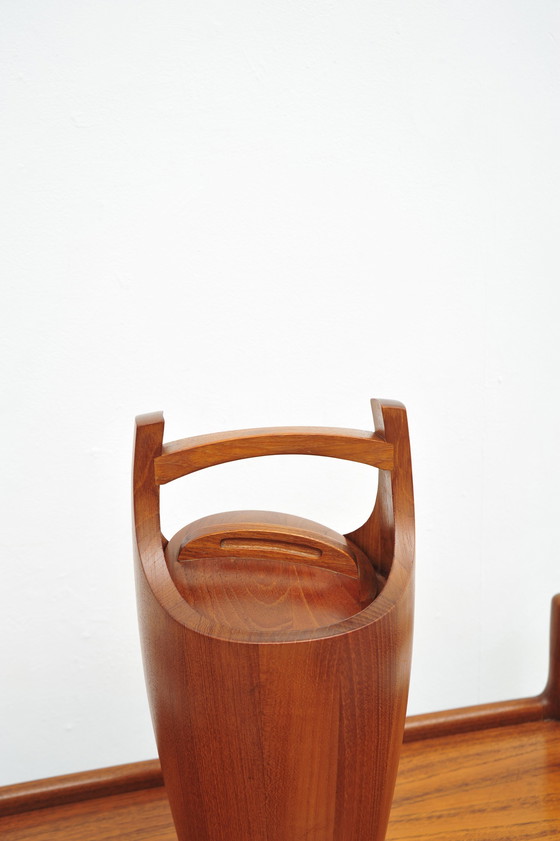 Image 1 of Seau à glace Jens Quistgaard Teck Dansk Design années 1960