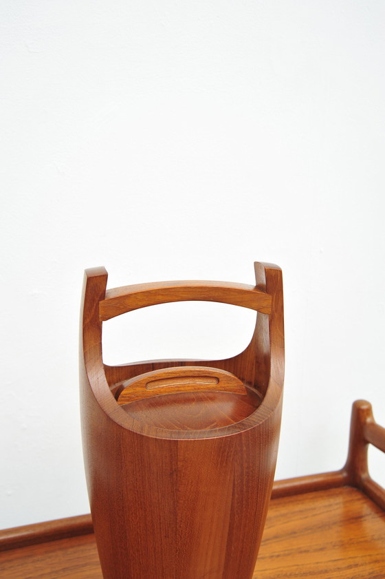 Image 1 of Seau à glace Jens Quistgaard Teck Dansk Design années 1960