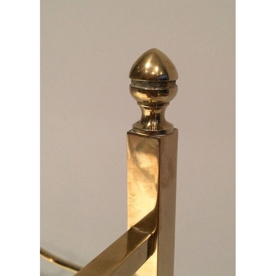 Image 1 of Porte-bouteilles vintage en laiton avec pieds griffes par Maison Jansen, 1940