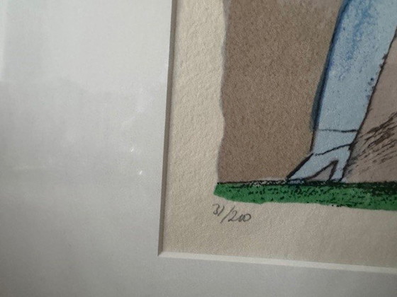 Image 1 of Belle sérigraphie de Corneille de la collection Promenade