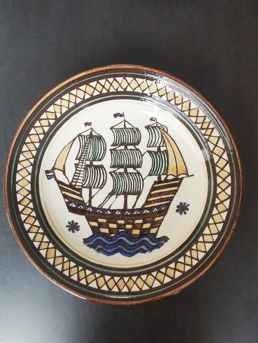 Plaque murale, Russell Tiglia Tiles, Glazed