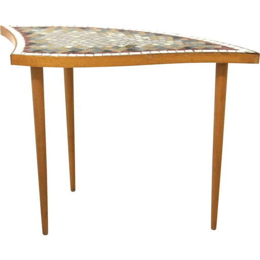 Fauteuil vintage en teck et simili cuir, Suède 1960